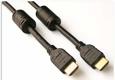 HDMI公头转公头高清线束带磁环